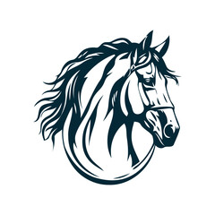 Horse logo template