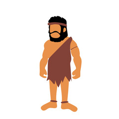 caveman vector illustration