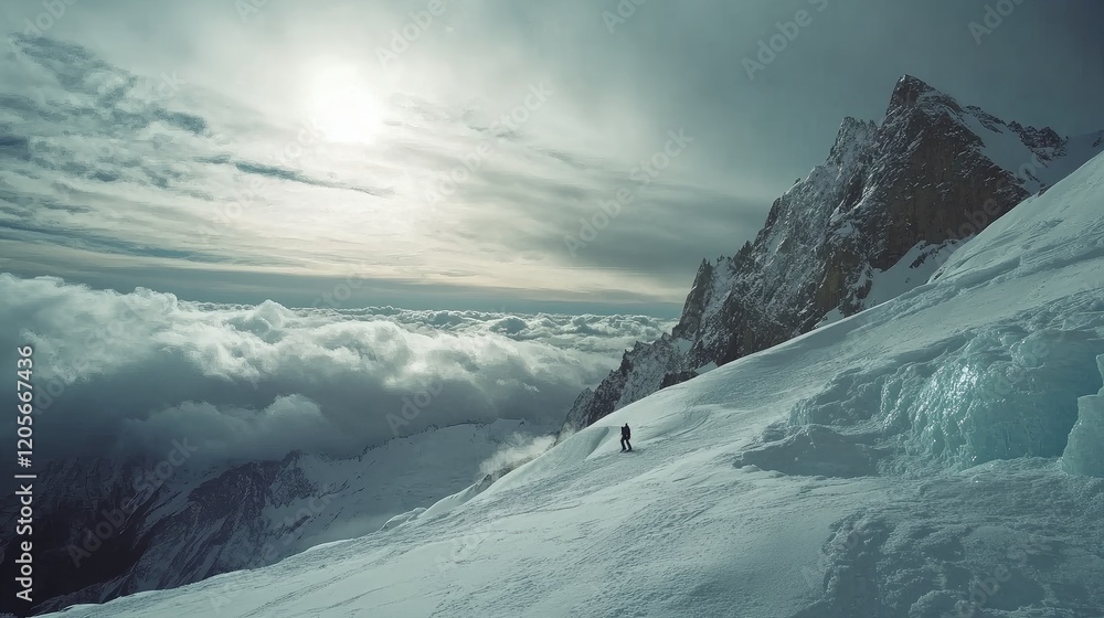 Canvas Prints winter mountain landscape