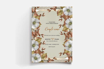 floral bridal shower invitation templates