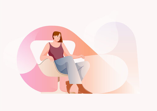 Woman sitting