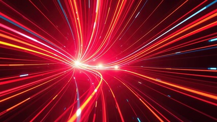 Abstract Technological Light Lines - HD Background
