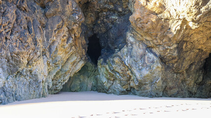 stone wall in the mountains