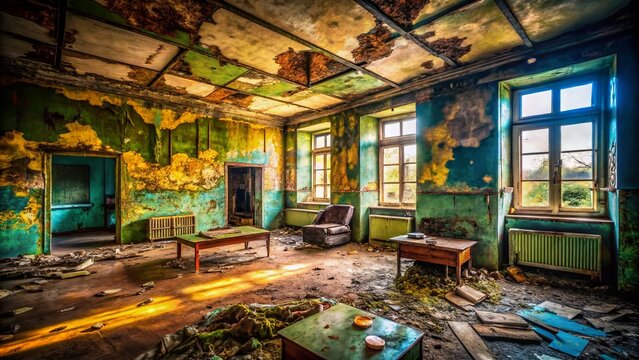 Abandoned Korean Military Base: Urban Exploration Photography of a NCO's Former Barracks