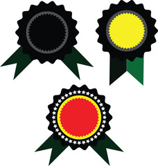 Medals design illustration