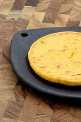 Delicious hot arepas