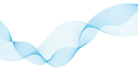 Abstract blue wave halftone line composition,Modern technology background. Vector illustration.Abstract wave line for banner, wallpaper background with wave. 
