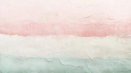 Subtle paper grain texture over a muted pastel gradient background in pink white and green tones
