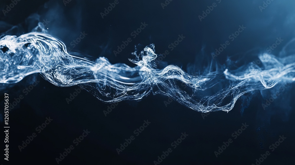 Aufkleber abstract futuristic tech background: data network flow