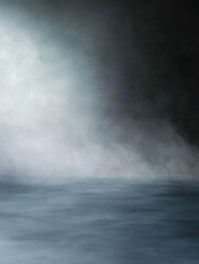 Misty and Moody Abstract Background with Dark Tones. Abstract background with mist and gradient dark tones, evoking a mysterious and dramatic atmosphere.