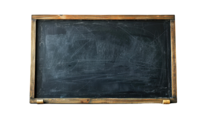 Blackboard on transparent background
