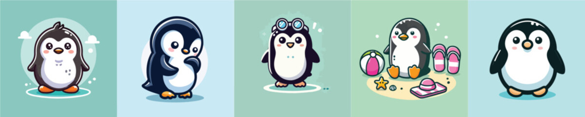 Penguin vector set