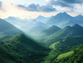 Naklejka premium sustainable tourism concept. Habitat Restoration Projects Using tourism funds to restore local ecosystems and enhance biodiversity