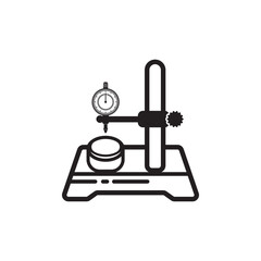 Dial indicator icon vector simple design