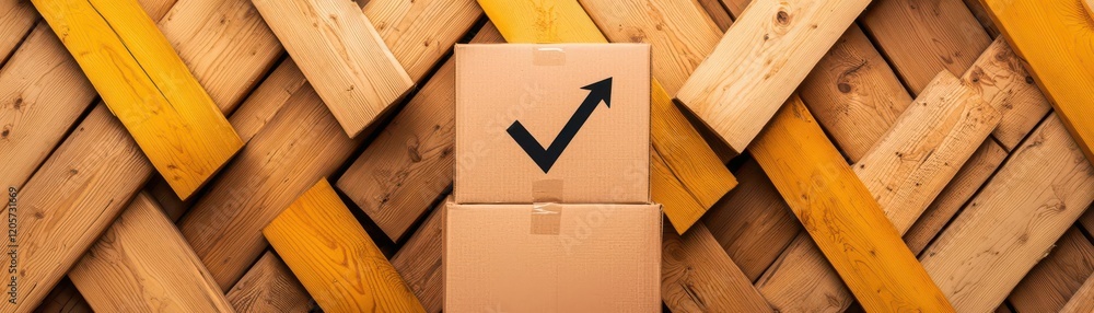 Poster logistics and supply chain. vendor-managed inventory vmi allowing suppliers to manage stock levels d