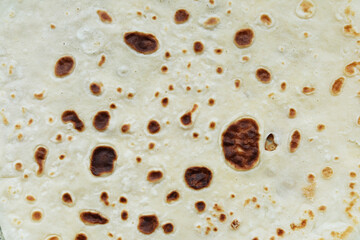 Pancake, food background, detail