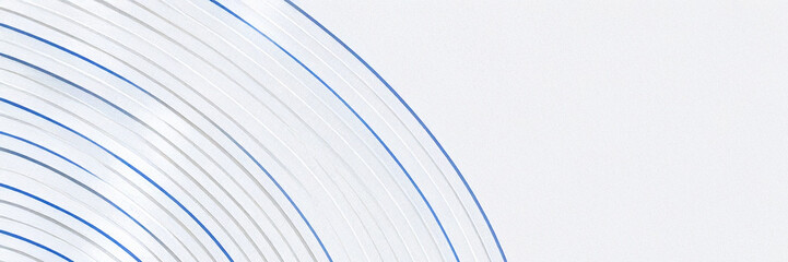 Abstract white and blue curved line pattern on textured background for banners, headers, and modern design projects. Minimalist backdrop for corporate branding and creative presentations.
