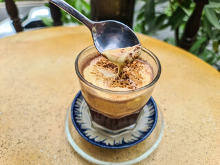 Hot Famous Egg Coffee 