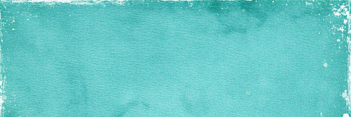 Vintage teal textured background with distressed edges for banners, headers, and creative design projects. Perfect backdrop for retro, artistic, and scrapbook-inspired themes.