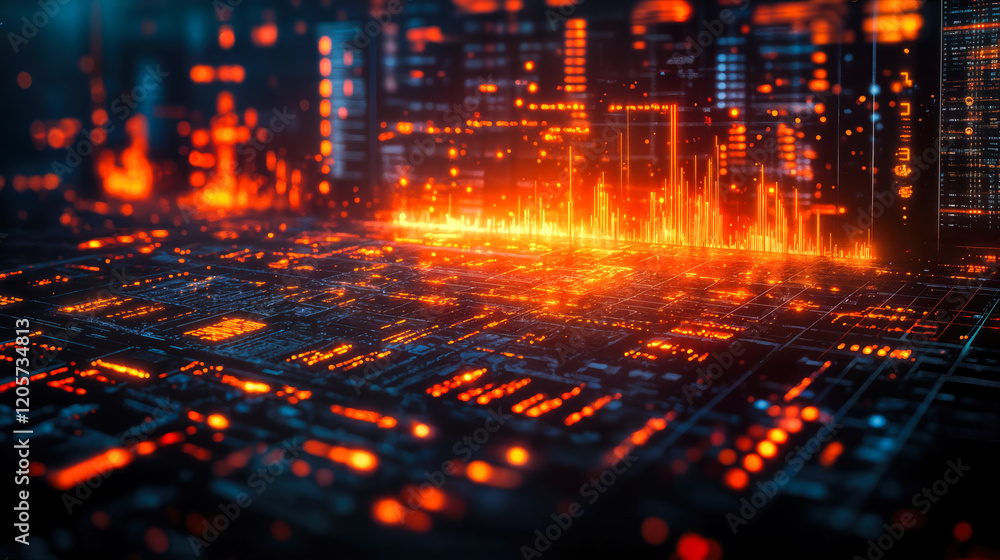 Poster dynamic financial data visualization enhances interactivity for complex data analysis