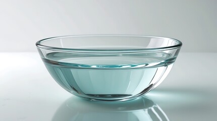 Glass Bowl with Water: Serenity and Purity