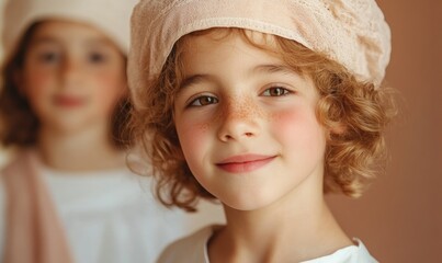 Whimsical Purim Light Sunlit Synagogue and Festive Costumes - Capturing Childhood Joy for Spring Cultural Storytelling and Family Marketing Campaigns