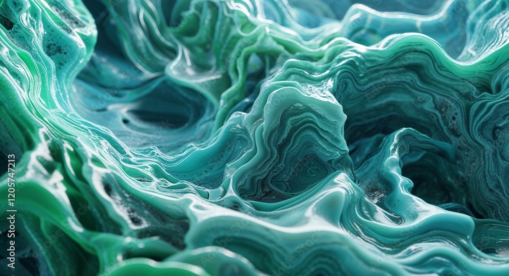 Poster abstract background with wavey look