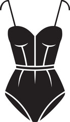 Bodysuit Silhouette Vector