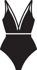 Bodysuit Silhouette Vector