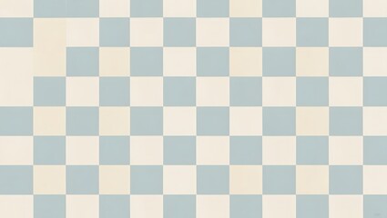 Light blue and white checkerboard geometric design abstract texture