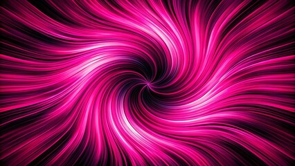 Fototapeta premium Bold Pink & Black Swirling Gradient Punk Aesthetic - Generative AI Stock Photo