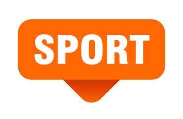 sport sticker. sport sign on transparent background