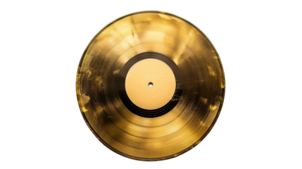 
Vinly gold on transparent background