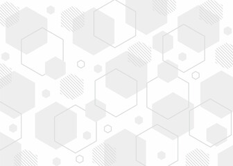 abstract hexagon background or pattern design