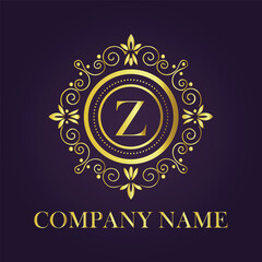 Vintage and luxury logo template Premium Vector, Royalty
