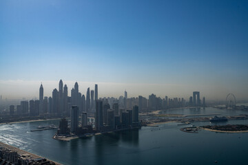 Fototapeta premium city skyline at dusk