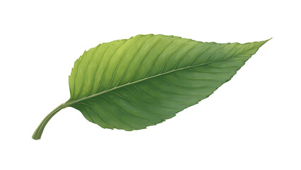 Fototapeta premium Leaf vector image. Shadows and light effects. White background removed. Nature design elements.