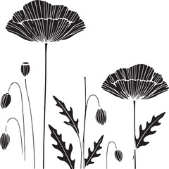 Isolated black flower icon Vector, black flower Silhouette,black flower icon set, black flower for logo,color black flower Vector illustration, Vector Graphic, EPS 10 , clip art work