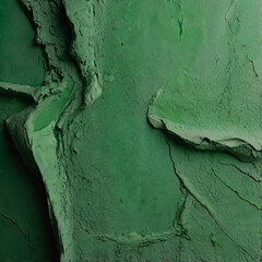 Soft Texture Of Green Plaster