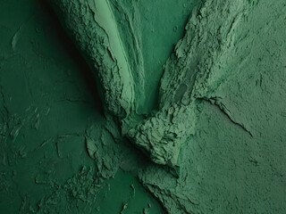 Soft Texture Of Green Plaster