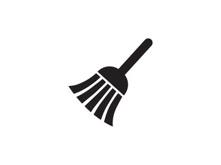 Professional Clean Broom Icon for Cleaning, Janitorial Services, and Household Chores, Simple Clean Broom Icon for Home Cleaning, Sweeping, and Floor Care