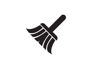 Simple Clean Broom Icon for Home Cleaning, Sweeping, and Floor Care, Clean Broom Vector Symbol for Housekeeping, Cleaning Tasks, and Floor Maintenance