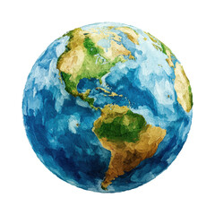 Artistic polygonal earth representation global perspective digital abstract style creative environment