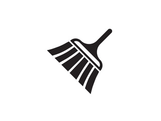 Simple Clean Broom Icon for Home Cleaning, Sweeping, and Floor Care, Clean Broom Vector Symbol for Housekeeping, Cleaning Tasks, and Floor Maintenance