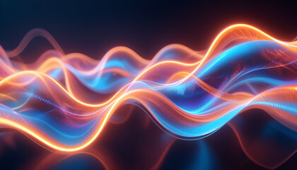  colorful abstract energy inspiring background, dynamic movement and light dispersion, Holographic waves of color  abstract background