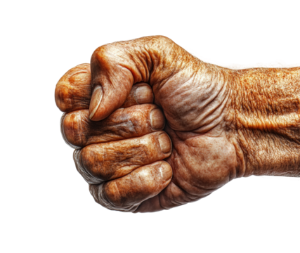 Celebratory gesture hand showing thumbs up studio close-up positive vibe gesture of approval