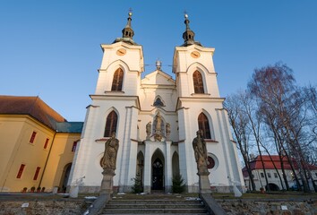 Obraz premium View of the facade of the Church of the Nativity of the Virgin Mary in Zeliv