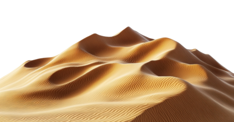 Sand dunes in the desert stunning landscape natural environment aerial view desert concept