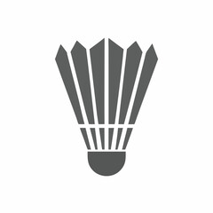Badminton Shuttlecock silhouette Icon Vector.
