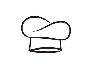 Professional chef hat vector template,Classic Chef Hat Logo Design,Stylized Chef Hat Vector Template  